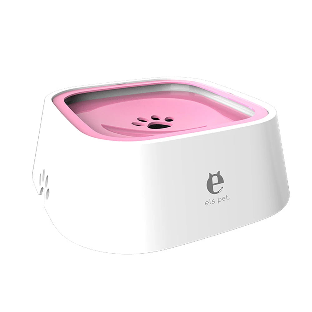 Smart Anti-Spill Water Bowl for Pets – 1 & 1.5L Slow Drinking Feeder
