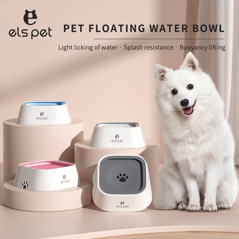 Smart Anti-Spill Water Bowl for Pets – 1 & 1.5L Slow Drinking Feeder