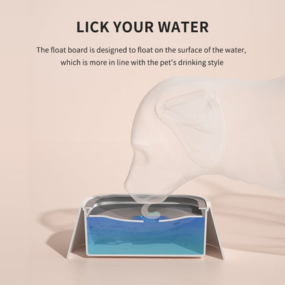 Smart Anti-Spill Water Bowl for Pets – 1 & 1.5L Slow Drinking Feeder