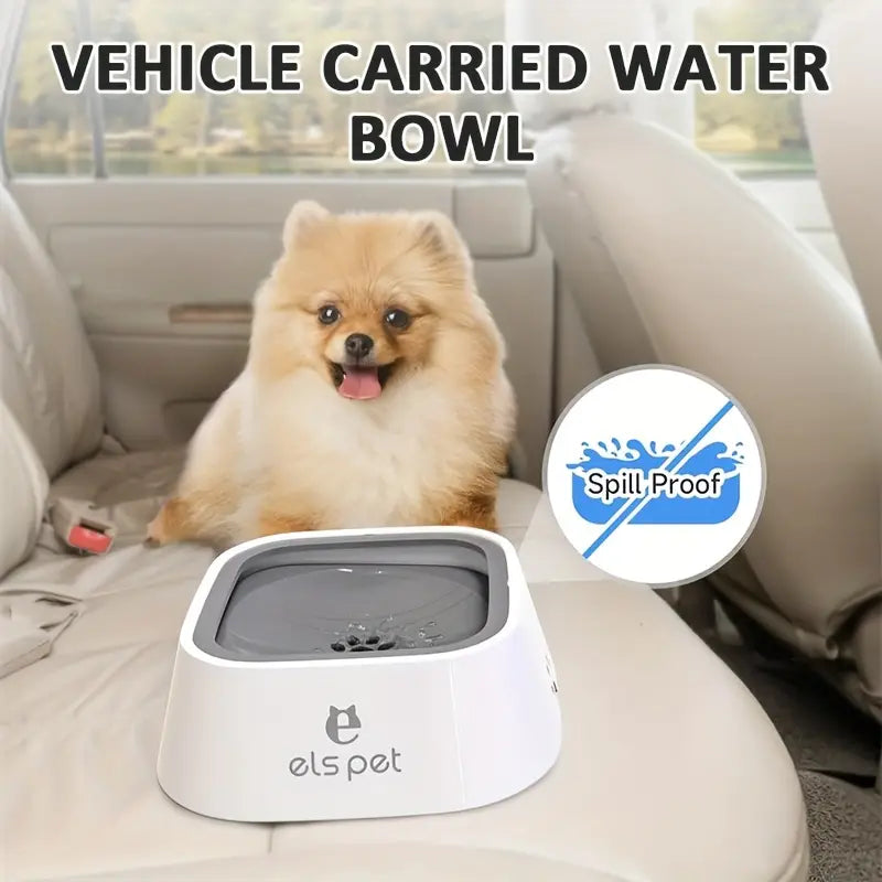 Smart Anti-Spill Water Bowl for Pets – 1 & 1.5L Slow Drinking Feeder